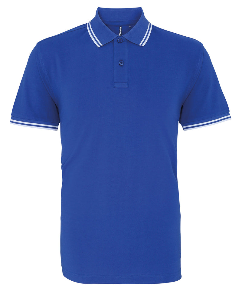 Men's classic fit tipped polo