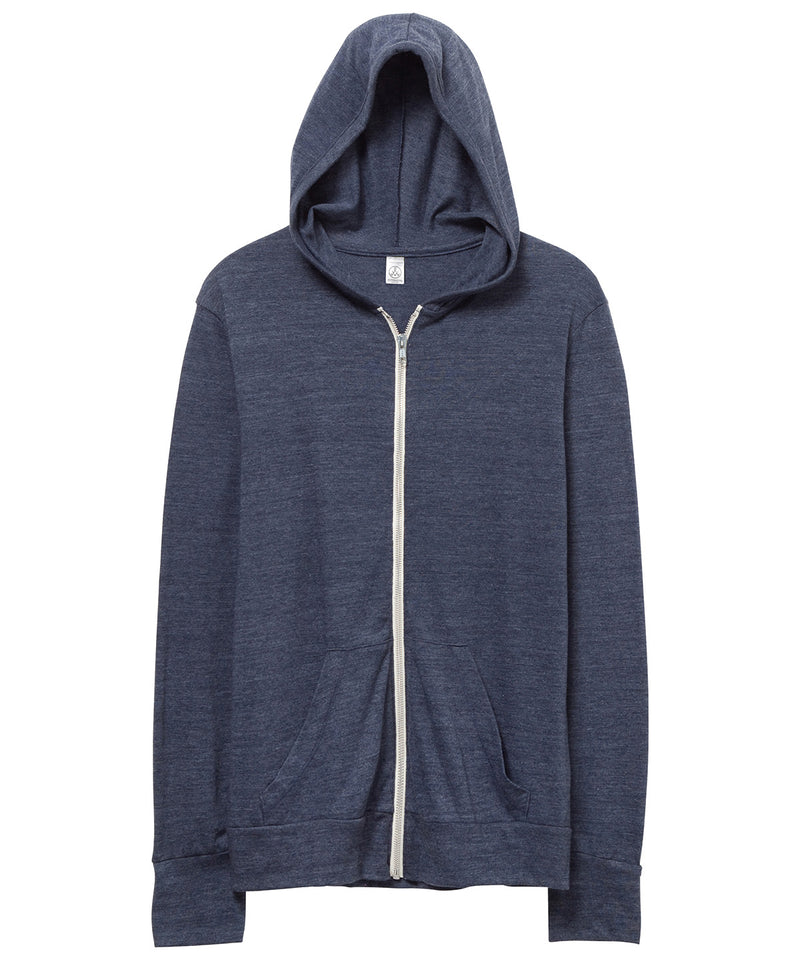 Eco-jersey zip hoodie