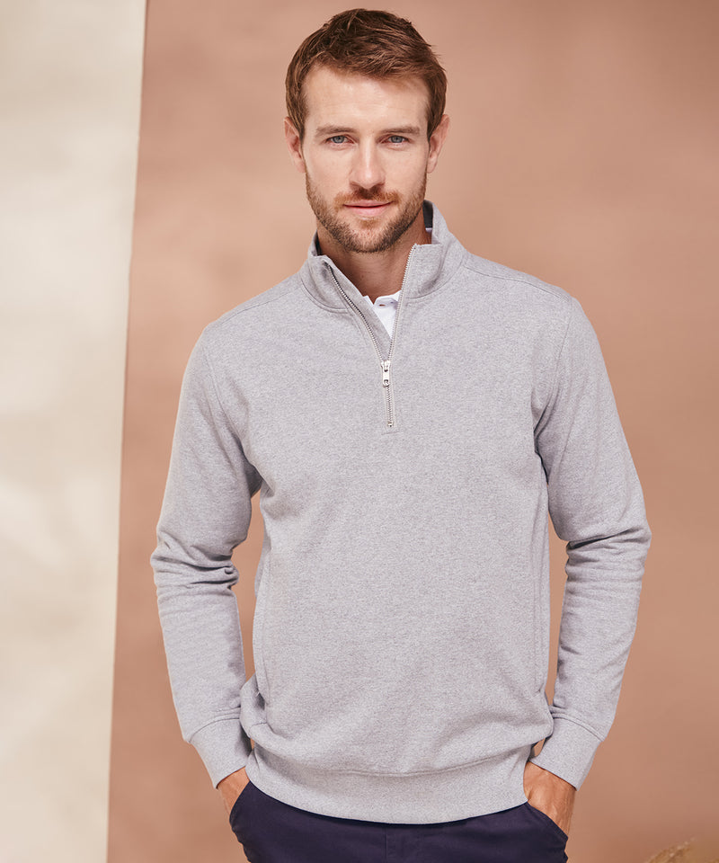 Unisex sustainable 1/4 zip sweatshirt